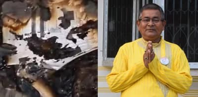 বাড়ির বাগান ঢেকেছিল ‘রহস্যজনক’ ধোঁয়ায়, পাঁচিল টপকে ঢুকে বিস্মিত পুলিশ! গ্রেপ্তার অশোকনগর পুরসভার চেয়ারম্যান