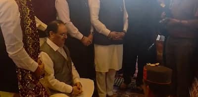 কেন্দ্রীয়  স্বাস্থ্যমন্ত্রী জেপি নাড্ডা সিমলার তারা দেবী মন্দির পরিদর্শন করলেন