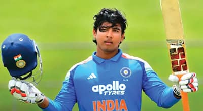 ২২ বলে ৪৪ রান! আফগানিস্থান এ দলের বিরুদ্ধে হাফ সেঞ্চুরি হাতছাড়া বৈভবের