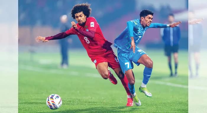 শিলংয়ে বাংলাদেশকে হারাতে ব্যর্থ ভারত!
