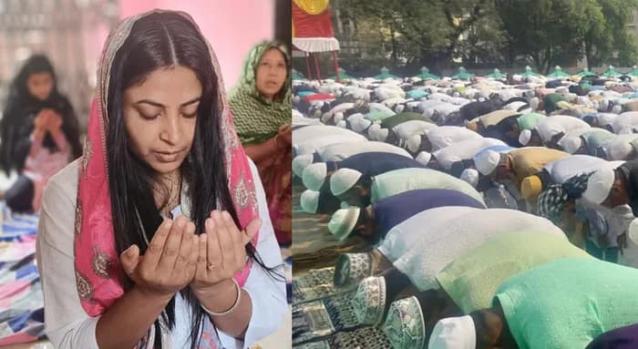 রাজ্যজুড়ে সাড়ম্বরে পালিত ঈদ, শুভেচ্ছা বিনিময়