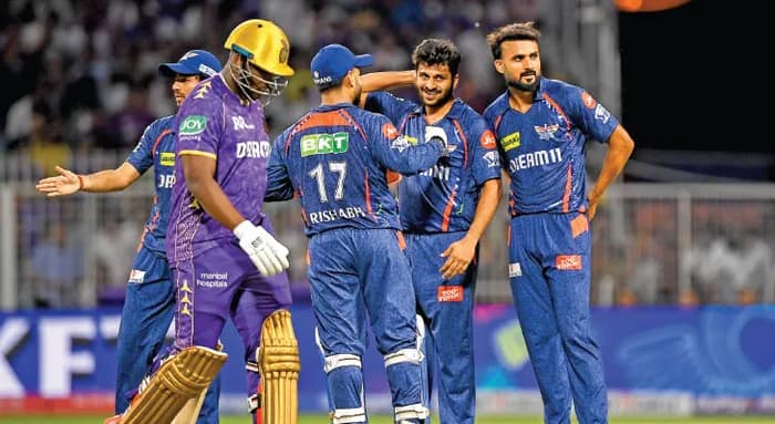 লড়েও ইডেনে হারল নাইট রাইডার্স, লখনউয়ের হয়ে ঝোড়ো ব্যাটিং মিচেল মার্শ- নিকোলাস পুরানের