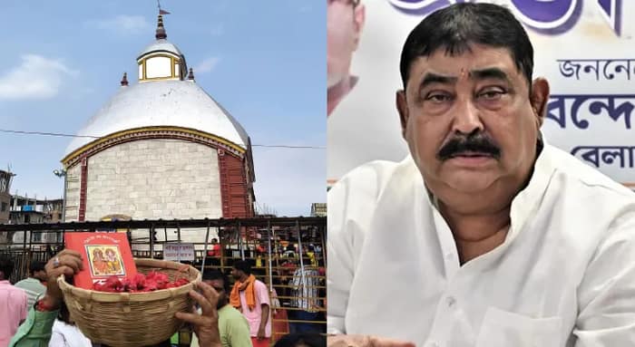 মমতা ও অভিষেকের মঙ্গল কামনায় তারাপীঠে পুজো সকন্যা অনুব্রতের