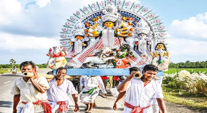 গজ রেখে ফিরবেন মা, অস্থিরতা কাটিয়ে শান্ত হবে শস্যশামলা বাংলা