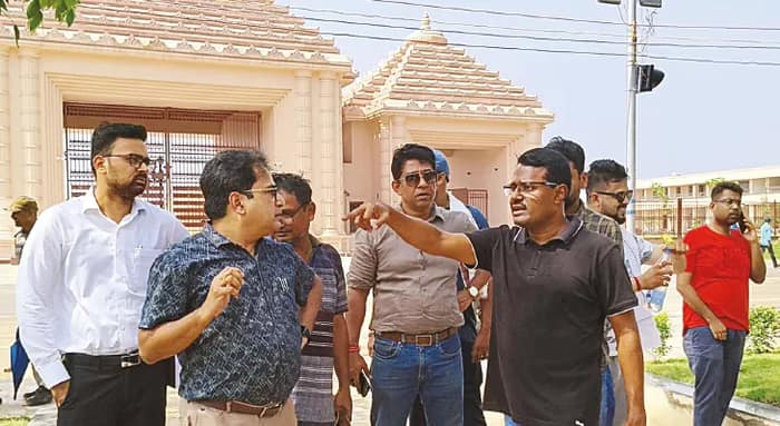 সেজে উঠছে জগন্নাথদেবের ‘মাসির বাড়ি’