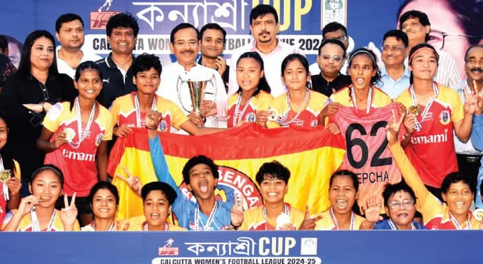 কন্যাশ্রী কাপে চ্যাম্পিয়ন ইস্ট বেঙ্গল
