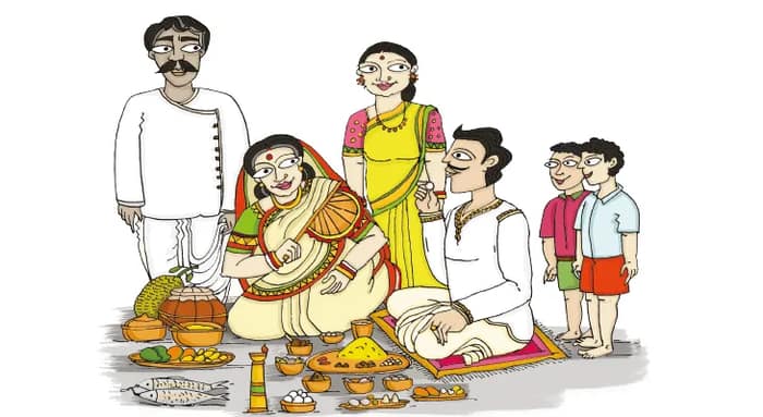 শাশুড়ির বেনারসি, শ্বশুরের মানিপ্ল্যান্ট