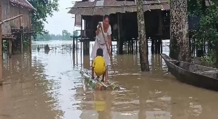 ত্রিপুরা-মেঘালয়ে উন্নতি, বন্যা পরিস্থিতির অবনতি অসমে