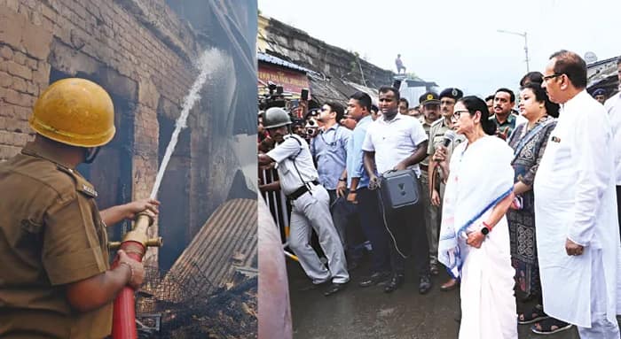খিদিরপুরে ভস্মীভূত বাজার, গভীর রাতে ভয়াবহ আগুন, ক্ষতিগ্রস্ত ৭০০ দোকান