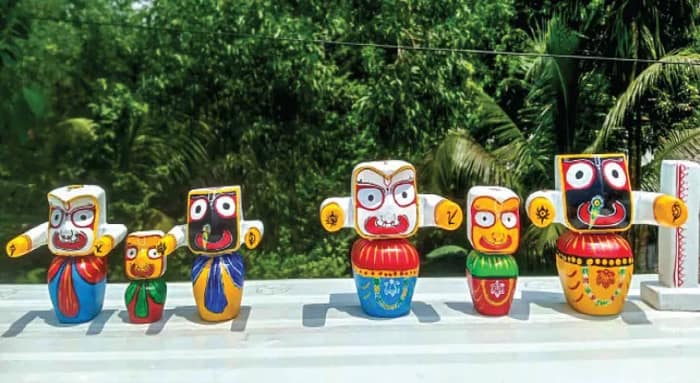 শিল্পী প্রিয়ব্রতর সাধনায় দেড় ফুটের জগন্নাথদেব, কদর ভিন রাজ্যেও