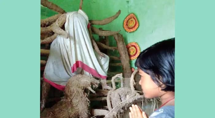 রথযাত্রার সকাল থেকেই কাঠামো পুজোর ব্যস্ততা শুরু পালপাড়ায়