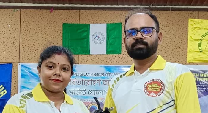 পাহাড়েই মন দেওয়া-নেওয়া, হানিমুনে দুর্গম পোলোগঙ্কা শৃঙ্গ অভিযানে আলিপুরদুয়ারের সুস্মিতা-সায়ন