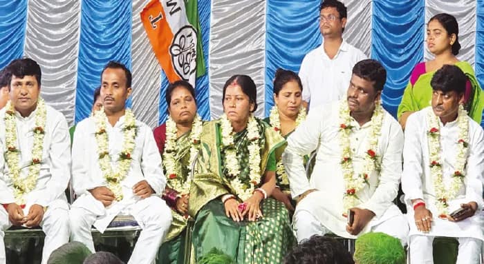 মথুরাপুরের উত্তর লক্ষ্মীনারায়ণপুর, পঞ্চায়েতে বোর্ড গঠন করল তৃণমূল