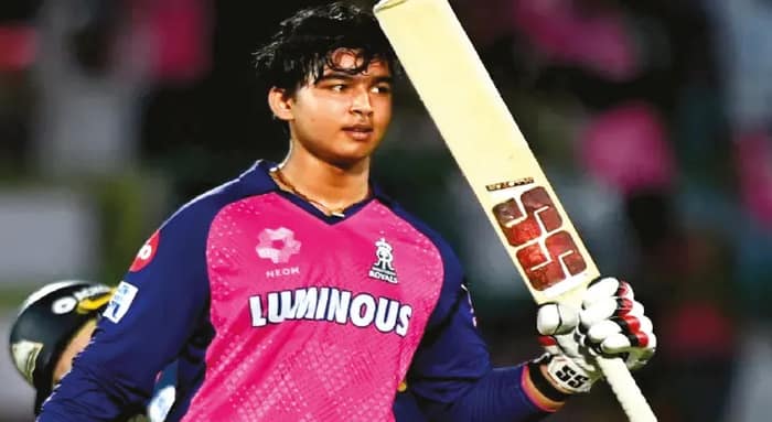 নেটে বিধ্বংসী মেজাজে বৈভব সূর্যবংশী