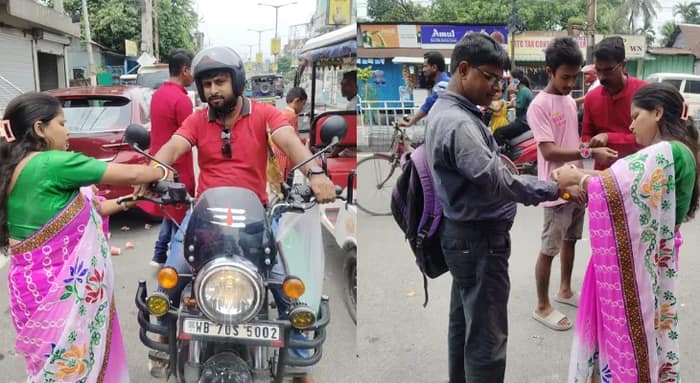 রাখিতে শোভা পাচ্ছে সাপ, সাপের ইনজেকশন, হাসপাতালের ছবি! অভিনব বার্তা