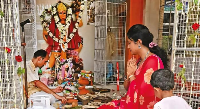 মেদিনীপুর শহরে বজরংবলী মন্দিরের উদ্বোধন