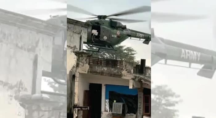 ভাঙা বাড়িতে হেলিকপ্টার নামিয়ে উদ্ধারে জওয়ানরা, ইরাবতী-শতদ্রুর জলে ডুবল পাঞ্জাব