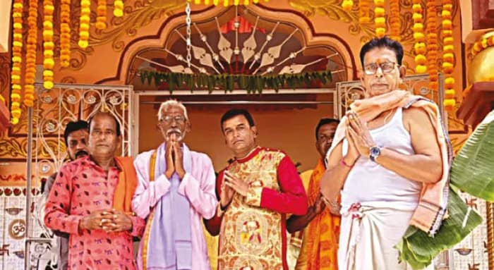 দুবরাজপুরের পদুমায় নবরূপে গড়ে ওঠা খেপাকালী মন্দিরের দ্বারোদ্ঘাটন
