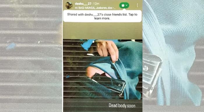 ‘ডেড বডি সুন’, পিস্তল নিয়ে দেশরাজের মস্তানির ছবি ফাঁস