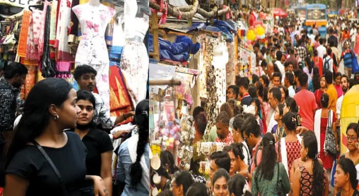 জুতো-শাড়ির দোকান খুঁজে দিচ্ছে পুলিশই! রবিবারের পুজো-বাজারে ভিড়, মেট্রো স্টেশন থেকে নিউ মার্কেট পৌঁছতেই নাজেহাল