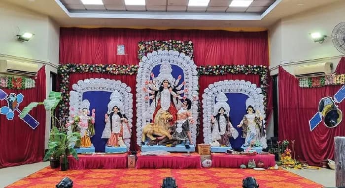 ইসরোর বাঙালি বিজ্ঞানীদের উদ্যোগে এই প্রথম দুর্গাপুজো