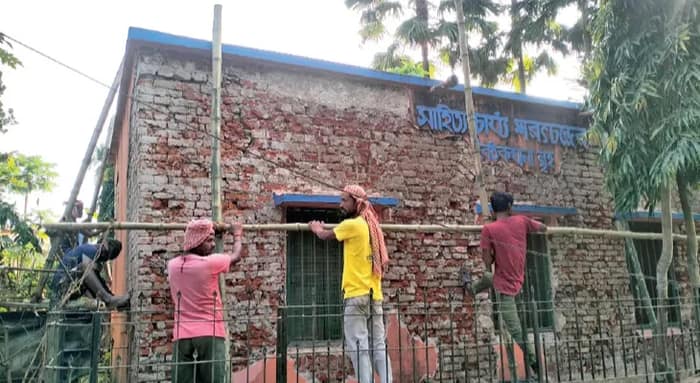 কথাশিল্পীর বসতভিটে সংস্কারের কাজ শুরু, উচ্ছ্বসিত প্রশাসনিক থেকে নাগরিক মহল