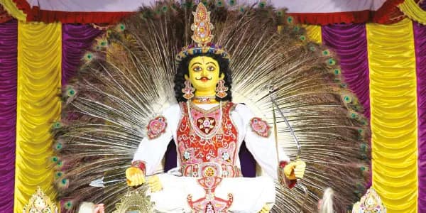 বাঁশবেড়িয়ার কার্তিক পুজোর ঢাকে কাঠি