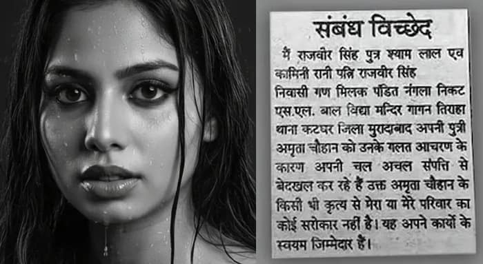 লিভ-ইন পার্টনার খুনে অভিযুক্ত অমৃতাকে ত্যাজ্য করেছিলেন বাবা-মা