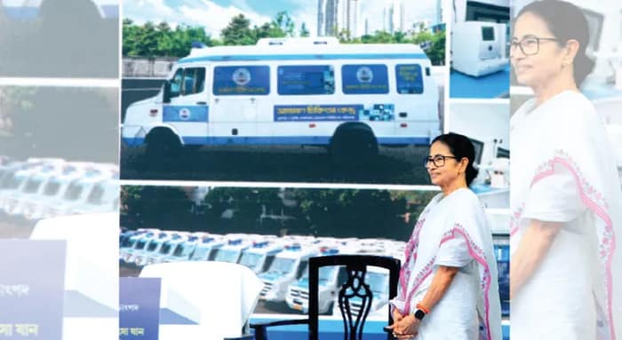 ‘ওরা দয়া করছে না’, স্বাস্থ্যসাথী নিয়ে নার্সিংহোমগুলিকে আক্রমণ মমতার, শতাধিক ভ্রাম্যমাণ হাসপাতালের উদ্বোধন মুখ্যমন্ত্রীর