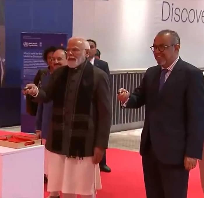 নয়াদিল্লিতে হু -এর বিশ্ব সম্মেলনের সমাপ্তি অনুষ্ঠানে যোগ দিলেন প্রধানমন্ত্রী নরেন্দ্র মোদি