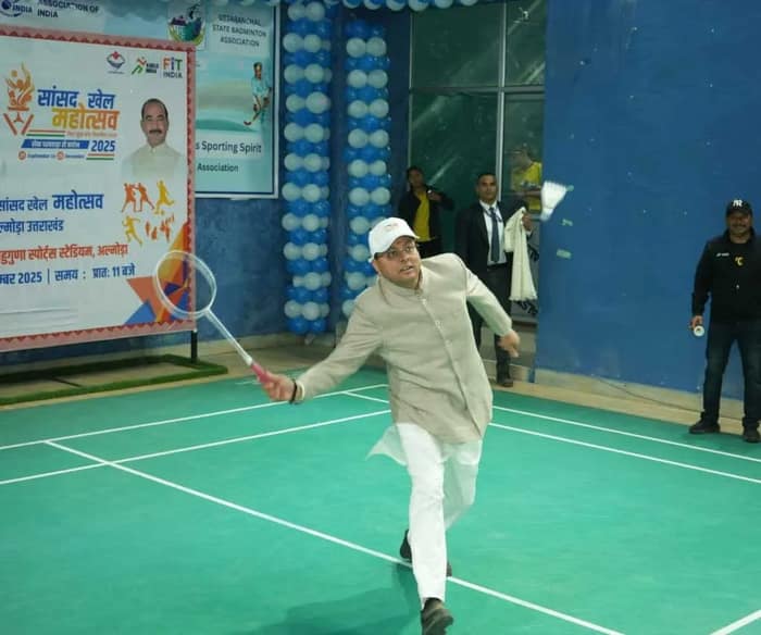 উত্তরাখন্ডের মুখ্যমন্ত্রী পুস্কর সিং ধামি আলমোরায় এমপি স্পোর্টস ফেস্টিভ্যালের উদ্বাধন করলেন