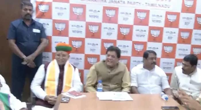 তামিলনাড়ুতে বিজেপির রাজ্য কমিটির সঙ্গে বৈঠকে কেন্দ্রীয় পর্যবেক্ষক মন্ত্রী পীযূষ গোয়েল ও অর্জুন রাম মেঘওয়াল