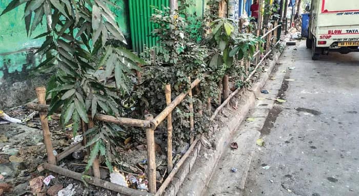 উত্তর কলকাতায় লক্ষাধিক খরচে তৈরি ‘গ্রিন জোন’ দফারফা, জমছে আবর্জনা