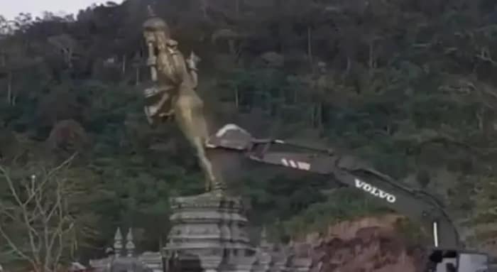 কম্বোডিয়া সীমান্তে ভাঙা হল বিষ্ণু মূর্তি, প্রতিবাদ ভারতের