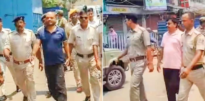 কামারহাটির গুড্ডু, দক্ষিণ দমদমের মৃন্ময়কে হাতকড়া পরিয়ে এলাকায় ঘোরাল পুলিশ