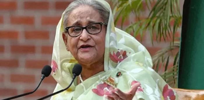 ‘প্রহসনের ভোট’, বাতিলের দাবিতে সরব হলেন হাসিনা