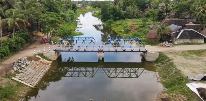 আমতা ২ নম্বর ব্লকে মজা  দামোদরের উপর তৈরি হবে তিন লোহার সেতু