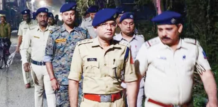 ভোট প্রস্তুতি, বারাকপুর শিল্পাঞ্চল জুড়ে সশস্ত্র পুলিশের রুট মার্চ শুরু
