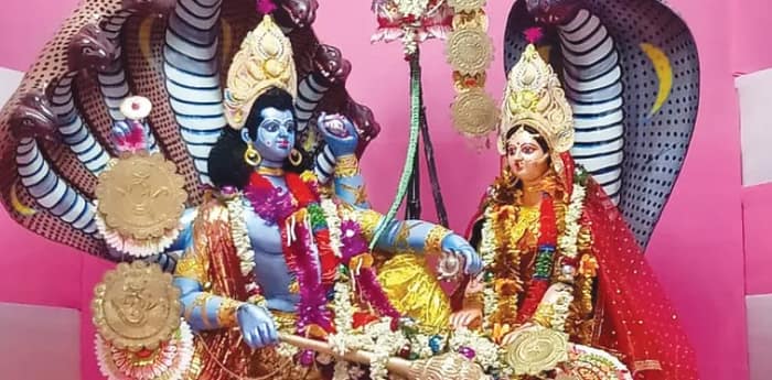 নারায়ণের অনন্তশয্যা, পুজো  ঘিরে উৎসব সোমেশ্বর গ্রামে