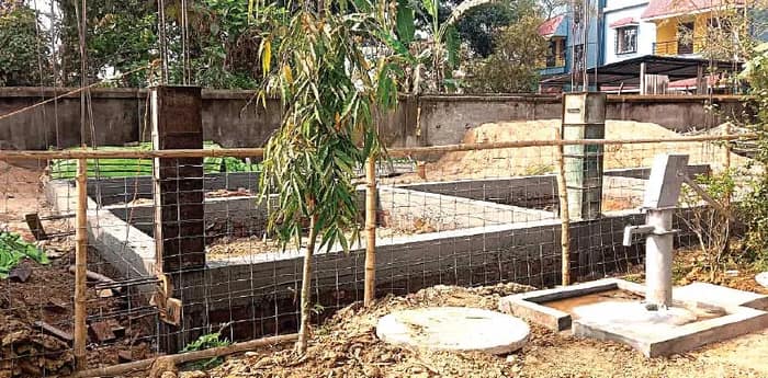 গোপীবল্লভপুর-২ ব্লকে সরকারি জমিতে বাড়ি তৈরির অভিযোগ