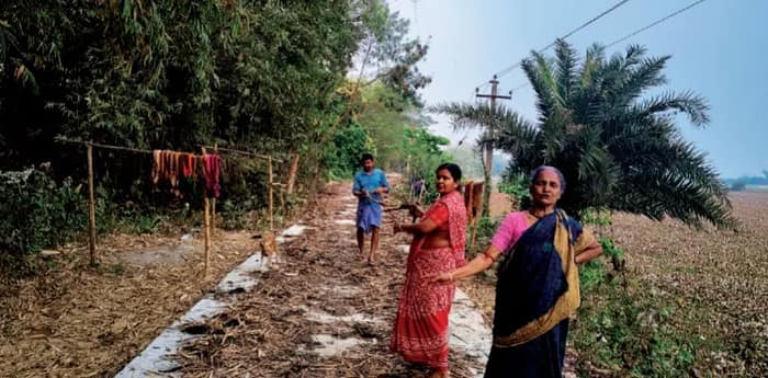 ঝকঝকে রাস্তা থাকলেও পথবাতি নেই, মাজদিয়ায় আতঙ্কে বাসিন্দারা