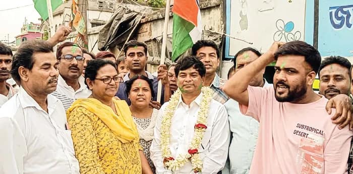 প্রার্থীতালিকা পড়া শেষের আগেই  কান্দির ৪ কেন্দ্রে প্রচার তৃণমূলের