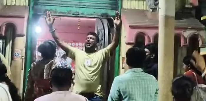 হাওড়ার বালিতে প্রার্থী নিয়ে বিজেপি কর্মীদের বিক্ষোভ