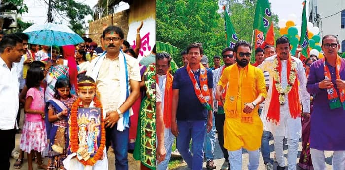 নতুন ও পুরানো মুখের লড়াই, জোর তরজা উলুবেড়িয়া উত্তরে