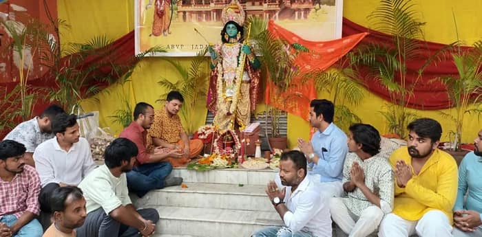 যাদবপুর বিশ্ববিদ্যালয় ক্যাম্পাসে রামনবমীর পুজো