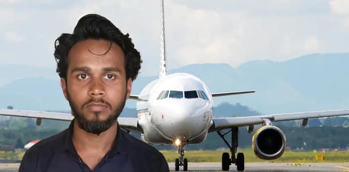 অবতরণের আগেই বিমানের দরজা ধরে টানাটানি, দাবি ভূতে ধরেছে, গ্রেপ্তার যুবক