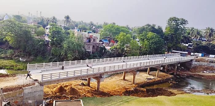 কান্দিতে কানা ময়ূরাক্ষীর উপর তৈরি তৃতীয় সেতুই ভোটপ্রচারে মাস্টার স্ট্রোক তৃণমূলের