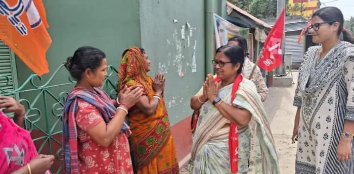 কালিয়াগঞ্জে এক দশক পর সিপিএমের প্রতীকে ভোট দেওয়া নিয়ে উত্সাহ
