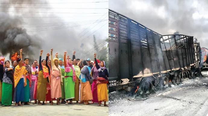 জ্বলছে মণিপুর, বিএসএফ জওয়ানের বাড়িতে রকেট হামলায় ২ শিশুর মৃত্যু,