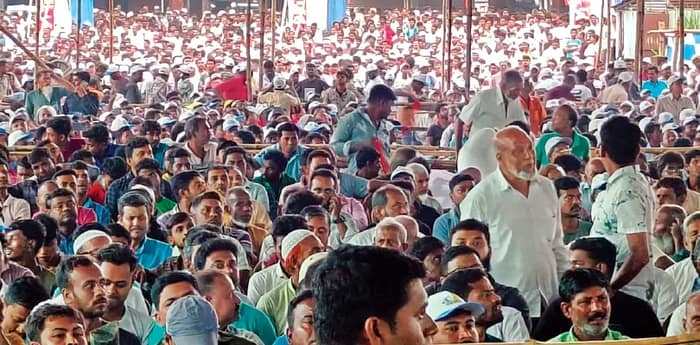 হাড়োয়ায় মমতার জনসভা, জলকাদা উপেক্ষা করে ভিড় উপচে পড়ল মাঠে